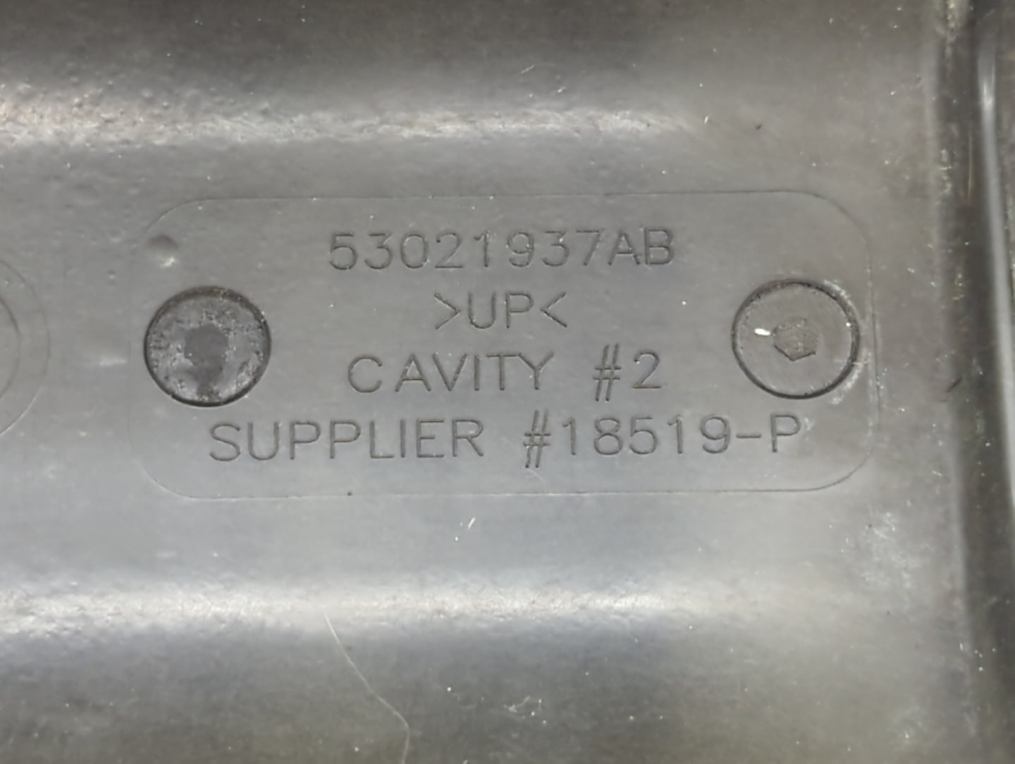2008 Jeep Grand Cherokee Driver Left Cylinder Head Valve Cover P/N:53021937AB Fits OEM Used Auto Parts - Oemusedautoparts1.c