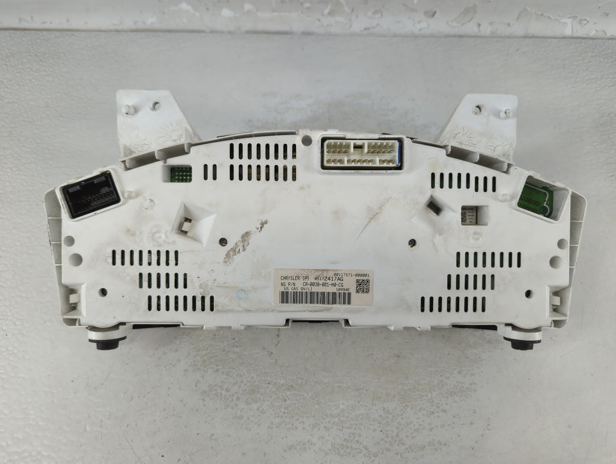 2008 Jeep Grand Cherokee Instrument Cluster Speedometer Gauges P/N:05172417AG Miles:185K Fits OEM Used Auto Parts - Oemuseda