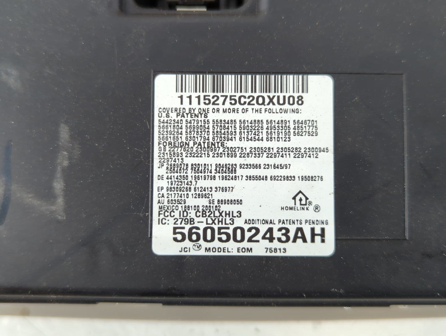 2005-2010 Jeep Grand Cherokee Overhead Roof Console Interior Dome Light - Oemusedautoparts1.com