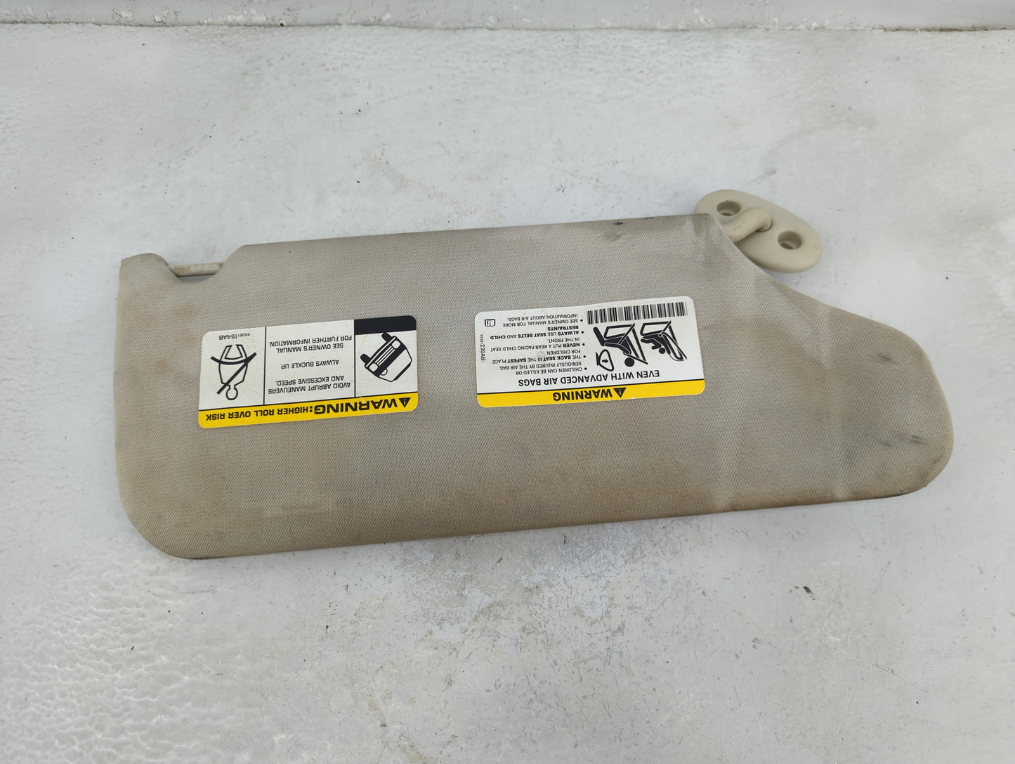 2008-2012 Jeep Liberty Sun Visor Shade Replacement Passenger Right Mirror Fits Fits 2008 2009 2010 2011 2012 OEM Used Auto P