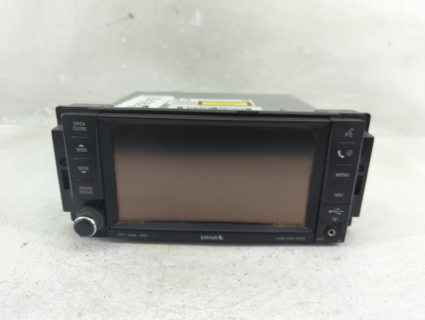 2008-2009 Jeep Liberty Radio AM FM Cd Player Receiver Replacement P/N:P05064739AC P05064400AI Fits Fits 2008 2009 OEM Used A