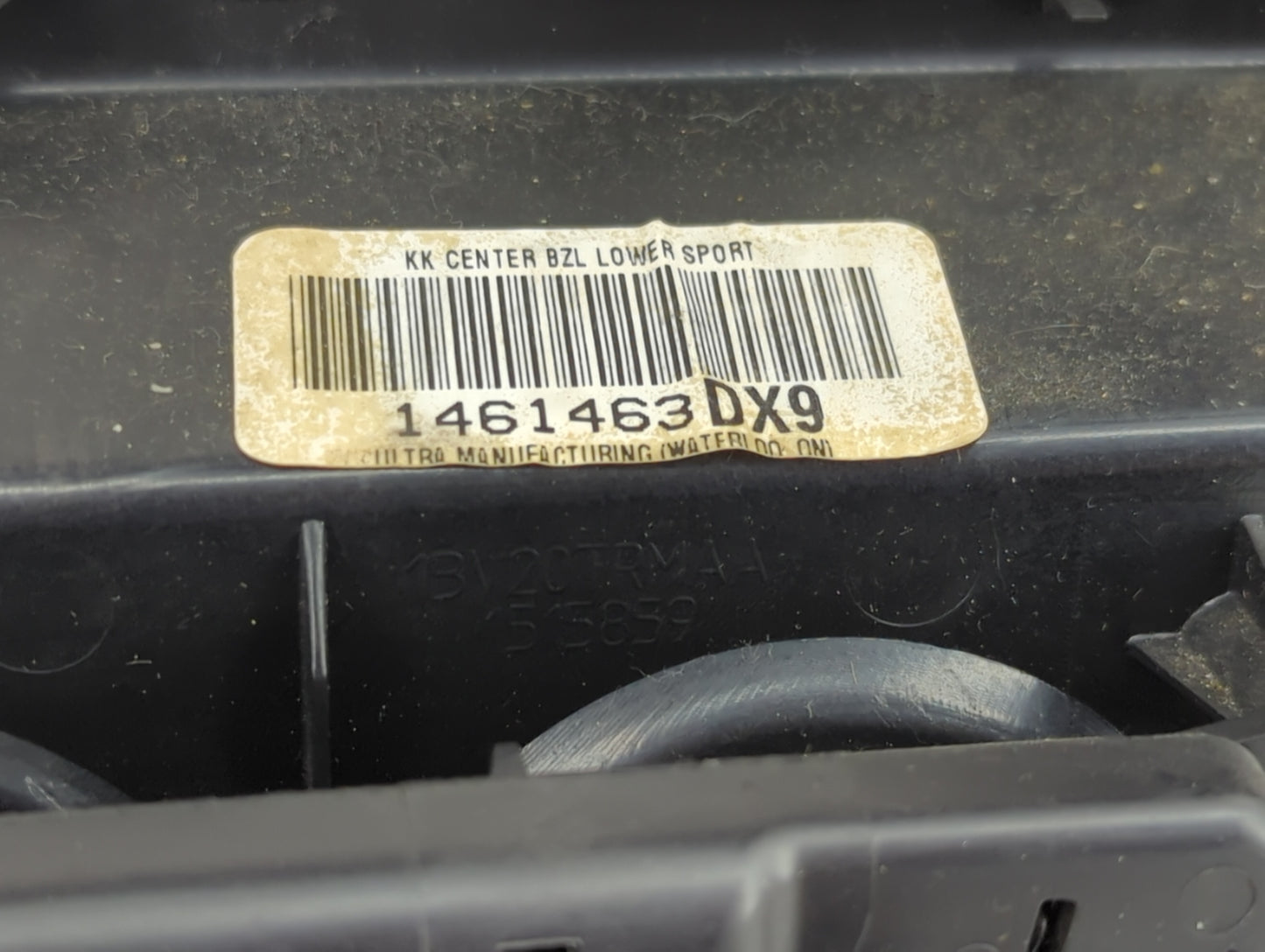 2008 Jeep Liberty Information Radio Display Screen Bezel Vents - Oemusedautoparts1.com