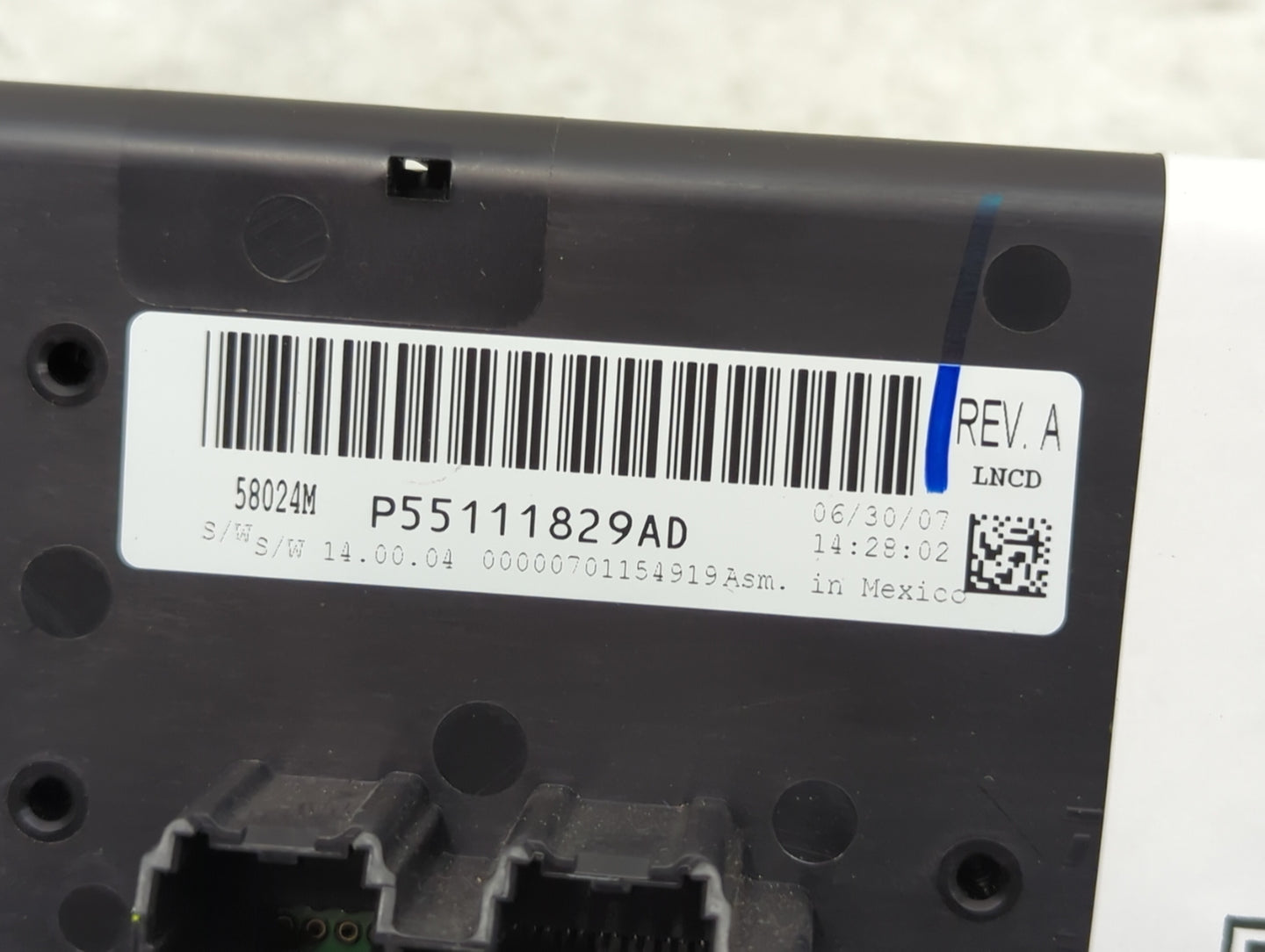 2008-2009 Jeep Liberty Climate Control Module Temperature AC/Heater Replacement P/N:P55111829AD Fits Fits 2008 2009 OEM Used