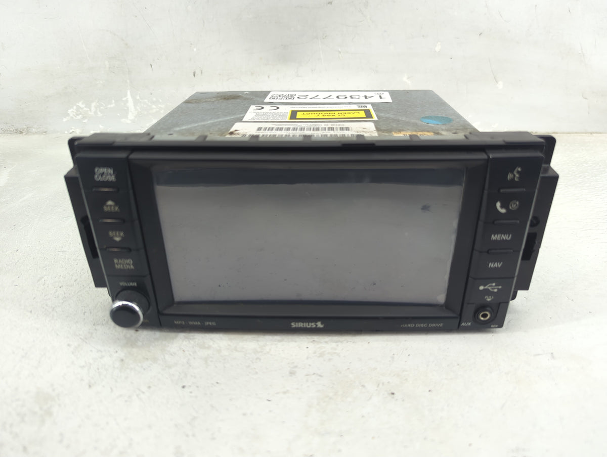 2008-2009 Jeep Liberty Radio AM FM Cd Player Receiver Replacement P/N:P05064400AJ Fits Fits 2008 2009 OEM Used Auto Parts - 