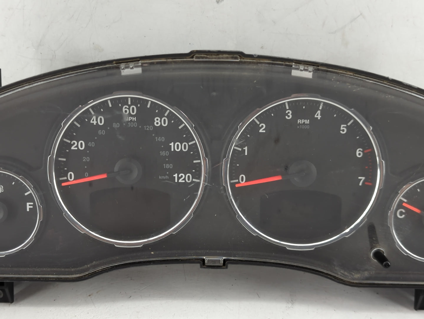 2008 Jeep Liberty Instrument Cluster Speedometer Gauges P/N:P05172024AK Miles: Fits OEM Used Auto Parts - Oemusedautoparts1.