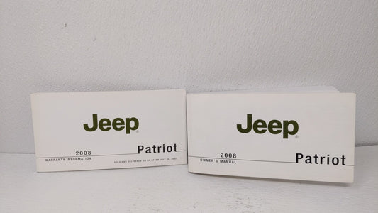 2008 Jeep Patriot Owners Manual Book Guide OEM Used Auto Parts