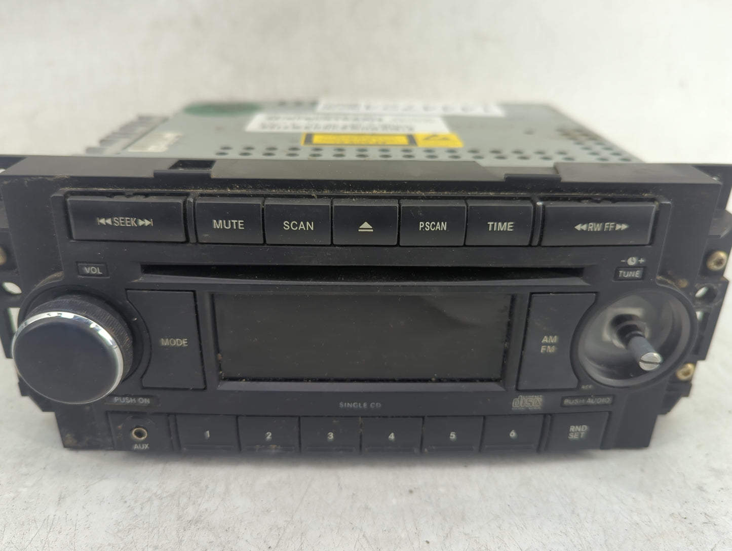 2007-2008 Jeep Patriot Radio AM FM Cd Player Receiver Replacement P/N:P05064171AL Fits Fits 2004 2005 2006 2007 2008 2009 20