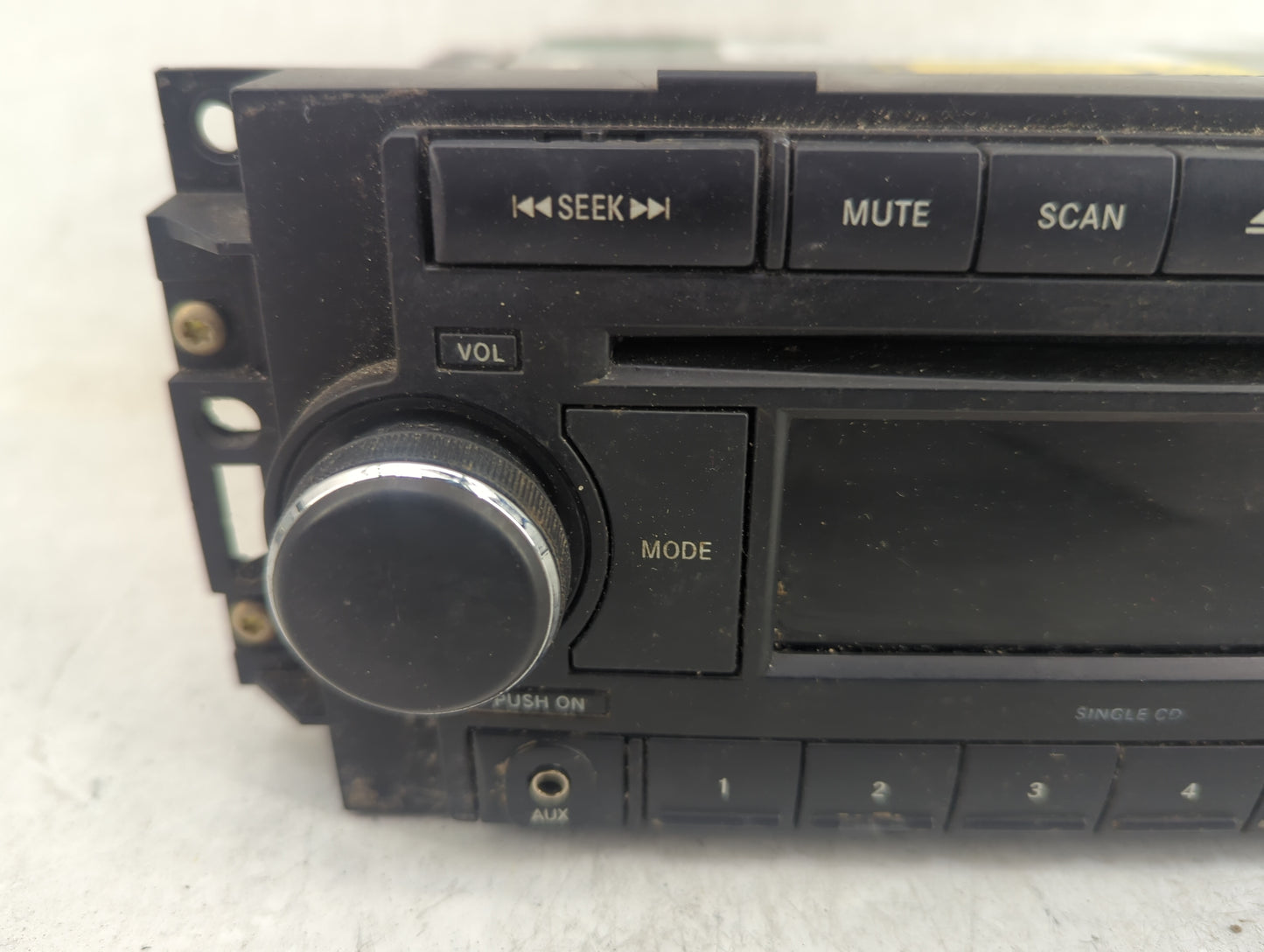 2007-2008 Jeep Patriot Radio AM FM Cd Player Receiver Replacement P/N:P05064171AL Fits Fits 2004 2005 2006 2007 2008 2009 20
