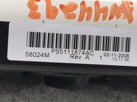 2007-2009 Jeep Patriot Climate Control Module Temperature AC/Heater Replacement P/N:P55111874AC Fits Fits 2007 2008 2009 OEM