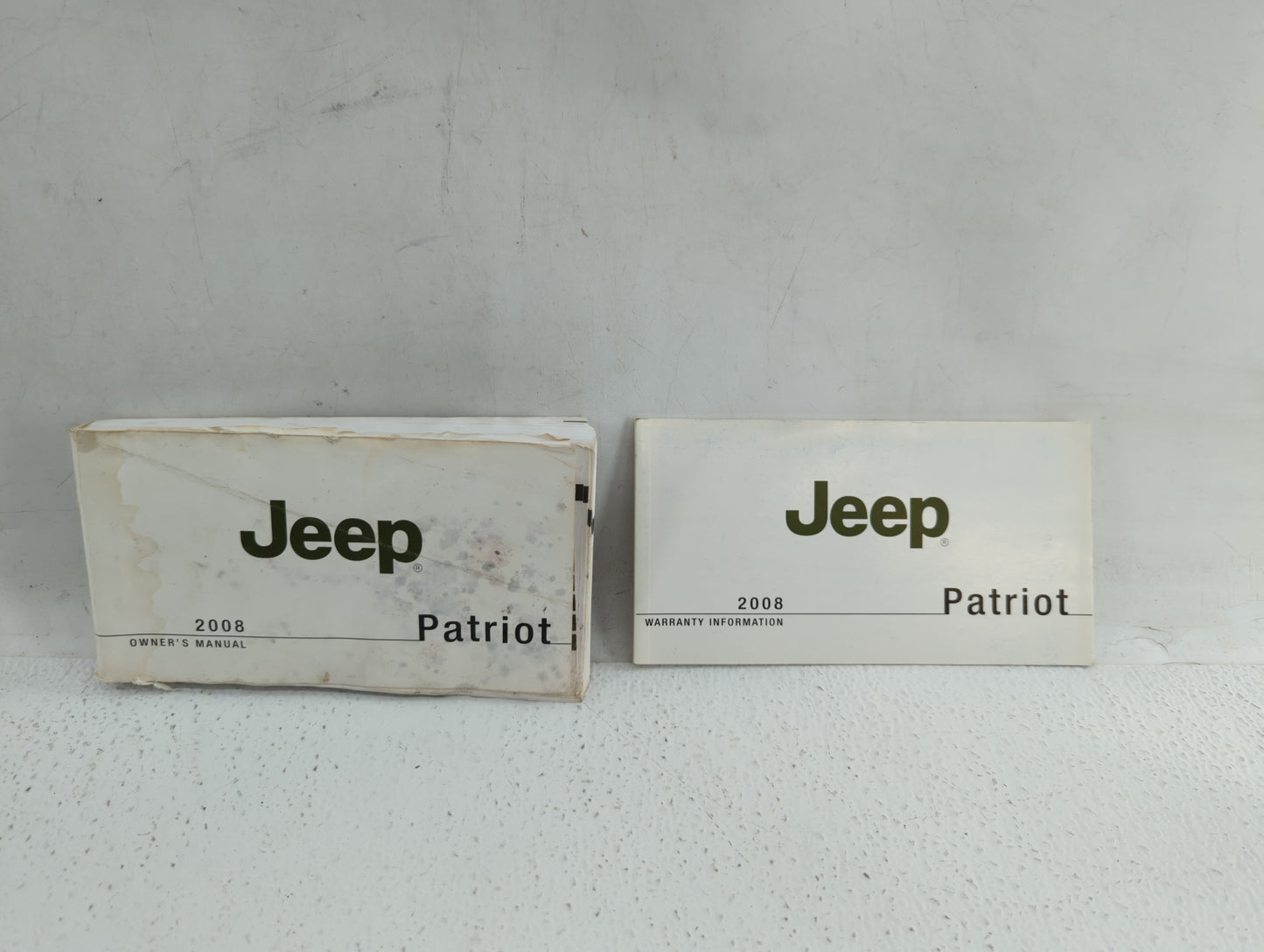 2008 Jeep Patriot Owners Manual Book Guide OEM Used Auto Parts - Oemusedautoparts1.com