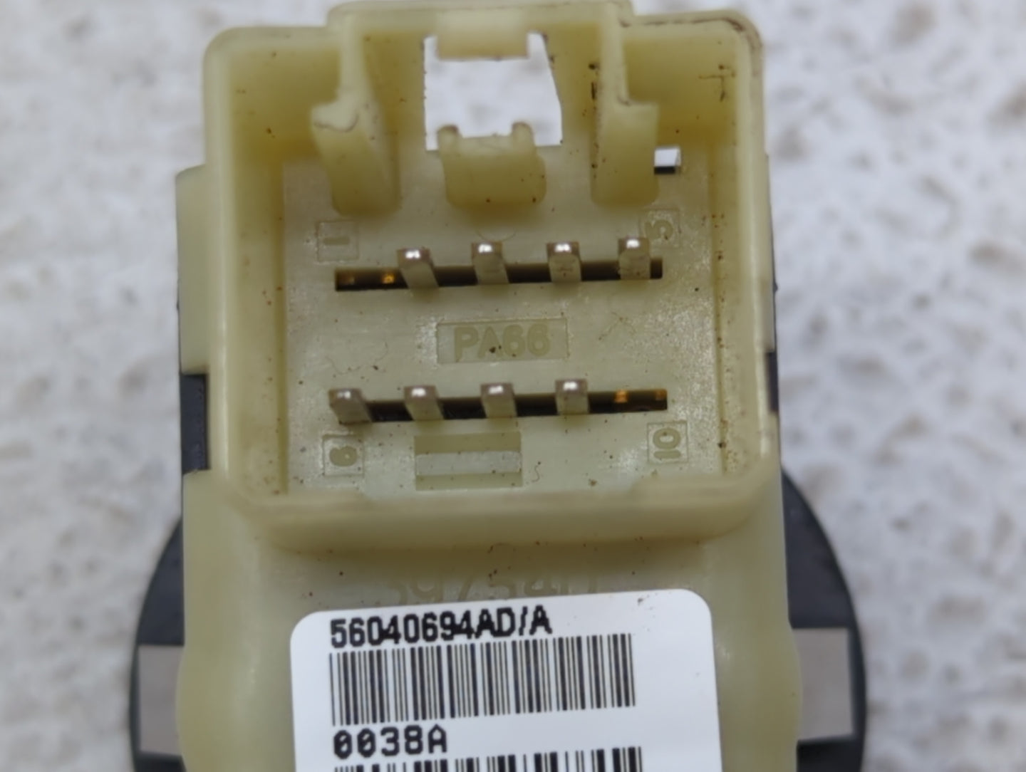 2007-2010 Jeep Patriot Master Power Window Switch Replacement Driver Side Left P/N:56040694AD Fits Fits 2007 2008 2009 2010 