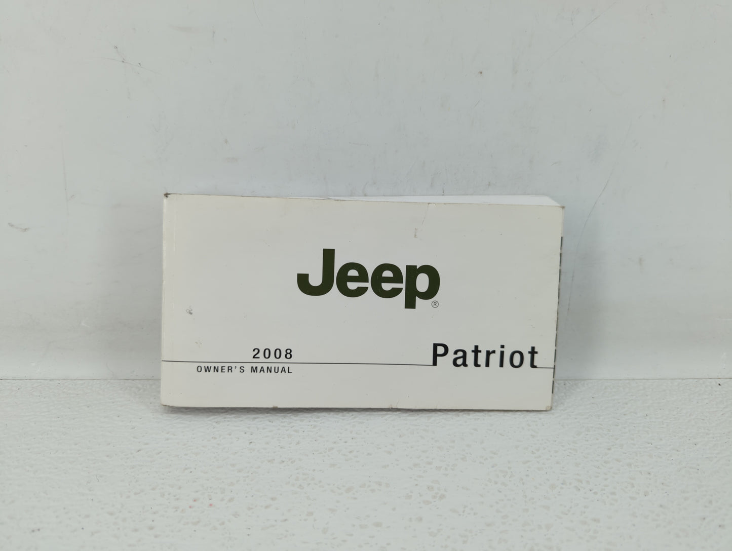 2008 Jeep Patriot Owners Manual Book Guide OEM Used Auto Parts - Oemusedautoparts1.com