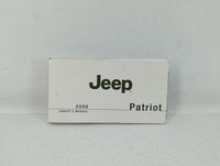 2008 Jeep Patriot Owners Manual Book Guide OEM Used Auto Parts - Oemusedautoparts1.com