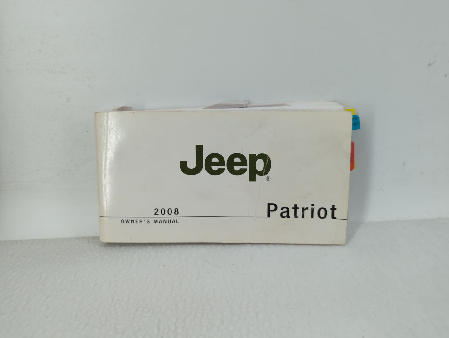 2008 Jeep Patriot Owners Manual Book Guide OEM Used Auto Parts - Oemusedautoparts1.com