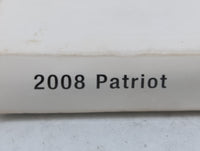 2008 Jeep Patriot Owners Manual Book Guide OEM Used Auto Parts - Oemusedautoparts1.com