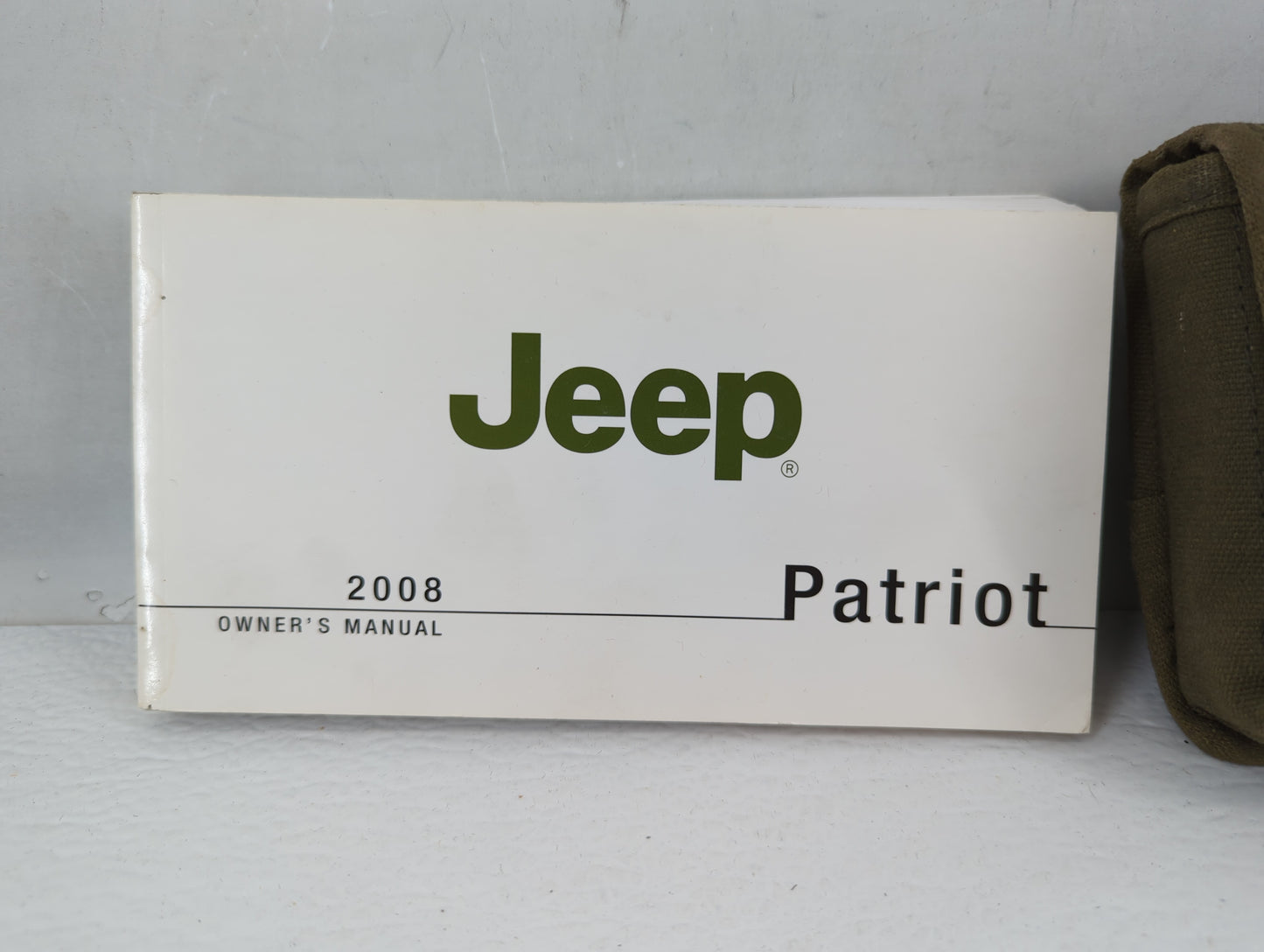 2008 Jeep Patriot Owners Manual Book Guide P/N:81-326-0812 OEM Used Auto Parts - Oemusedautoparts1.com