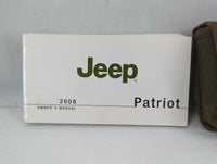 2008 Jeep Patriot Owners Manual Book Guide P/N:81-326-0812 OEM Used Auto Parts - Oemusedautoparts1.com