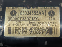 2007-2017 Jeep Patriot Car Starter Motor Solenoid OEM P/N:M000T32071ZC 05034555AA Fits OEM Used Auto Parts - Oemusedautopart
