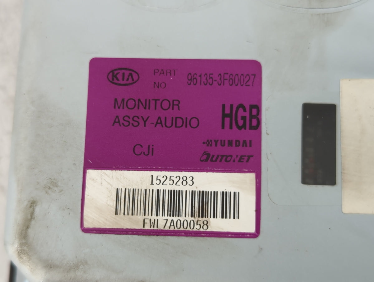 2007-2009 Kia Amanti Information Radio Display Screen - Oemusedautoparts1.com
