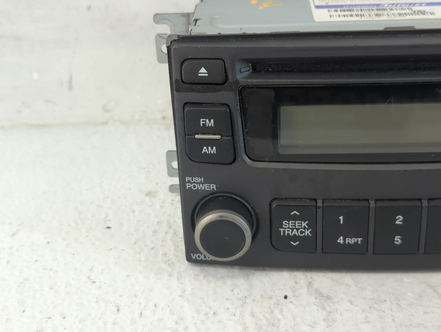 2008 Kia Optima Radio AM FM Cd Player Receiver Replacement P/N:96140-2G600T0 Fits OEM Used Auto Parts - Oemusedautoparts1.co