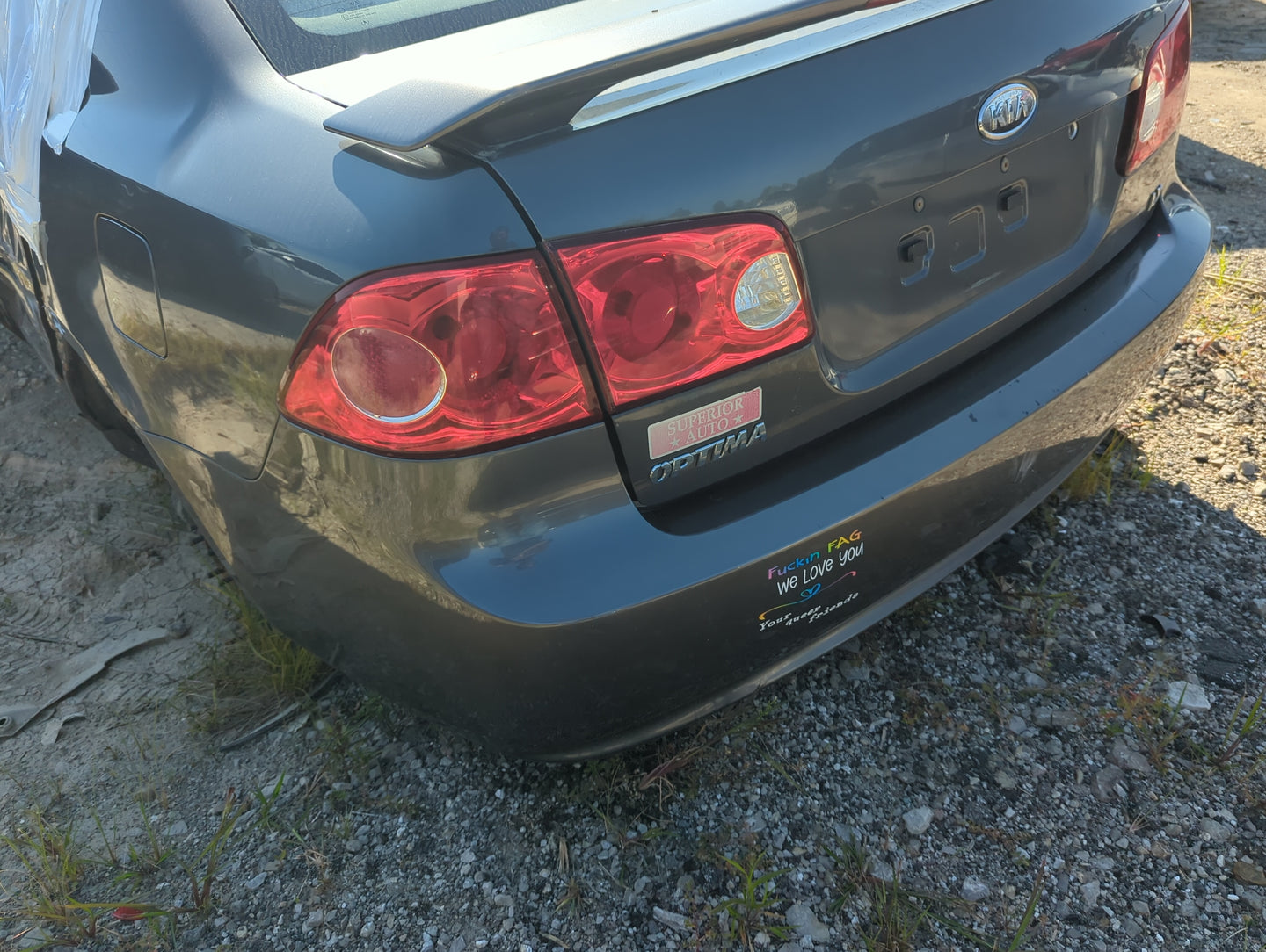 2006-2008 Kia Optima Rear Bumper Assembly Oem - Oemusedautoparts1.com