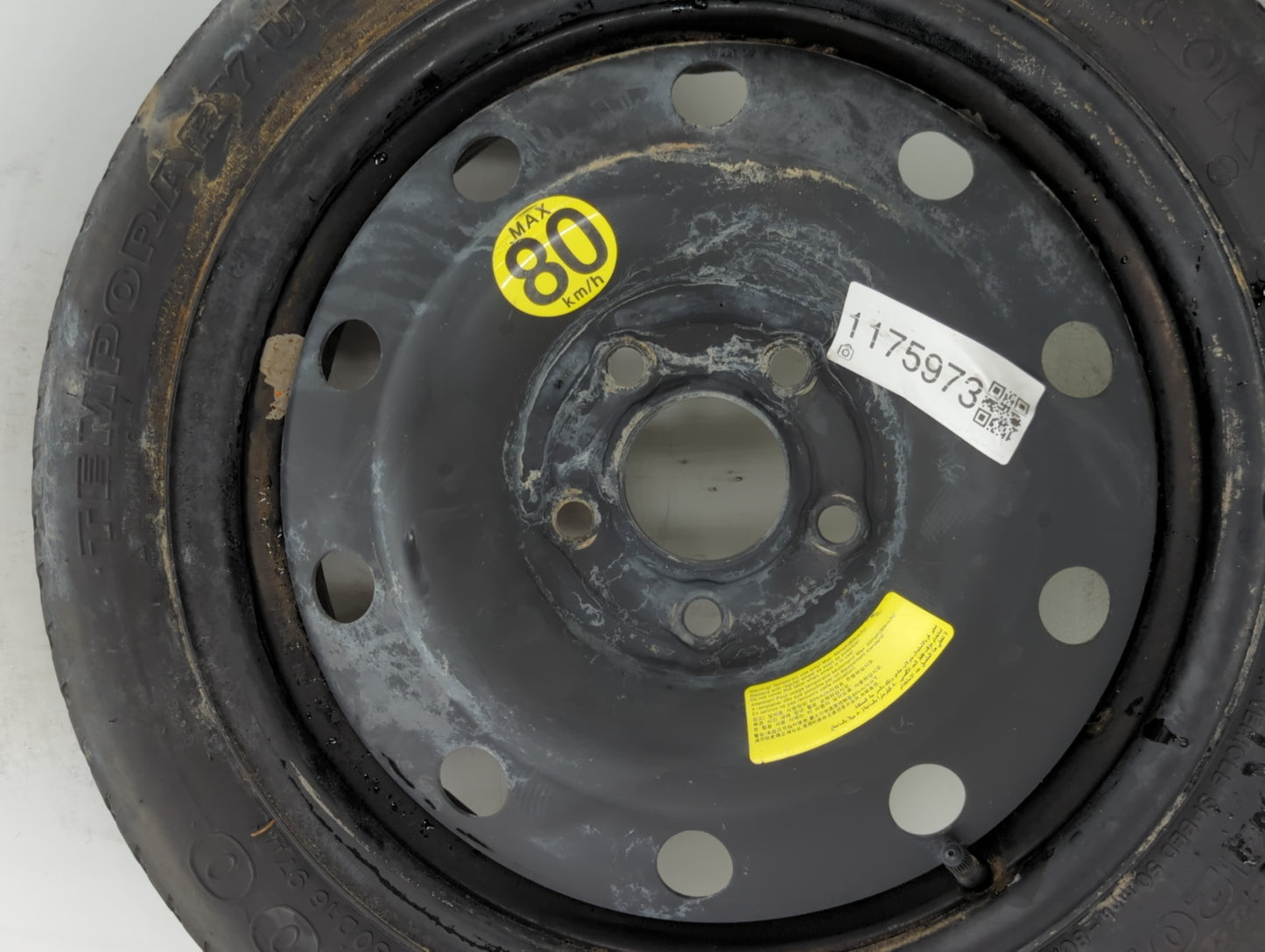 2006-2010 Kia Optima Spare Donut Tire Wheel Rim Oem - Oemusedautoparts1.com