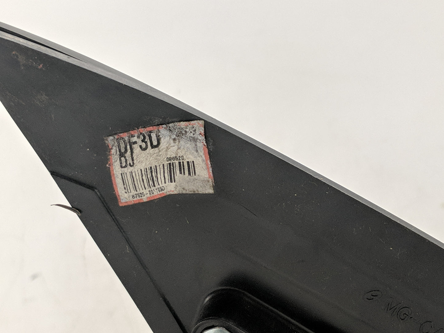 2006-2010 Kia Optima Driver Left Side View Manual Door Mirror Gray - Oemusedautoparts1.com