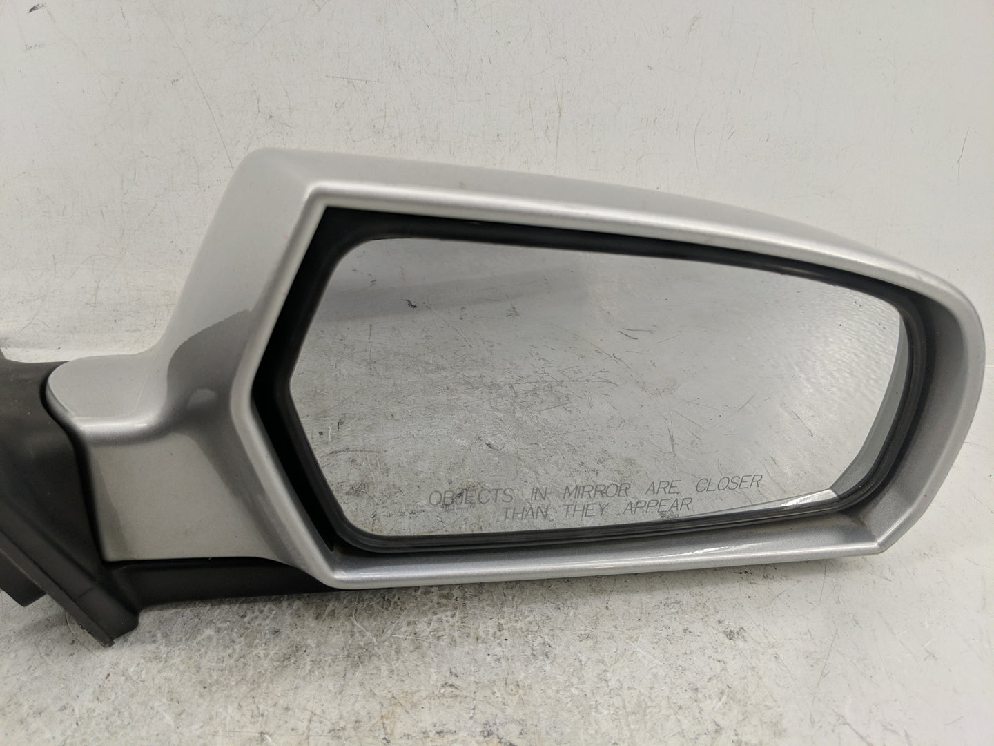 2006-2010 Kia Optima Driver Left Side View Manual Door Mirror Gray - Oemusedautoparts1.com