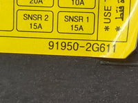2006-2008 Kia Optima Fusebox Fuse Box Panel Relay Module P/N:91950-2G611 Fits Fits 2006 2007 2008 OEM Used Auto Parts - Oemu