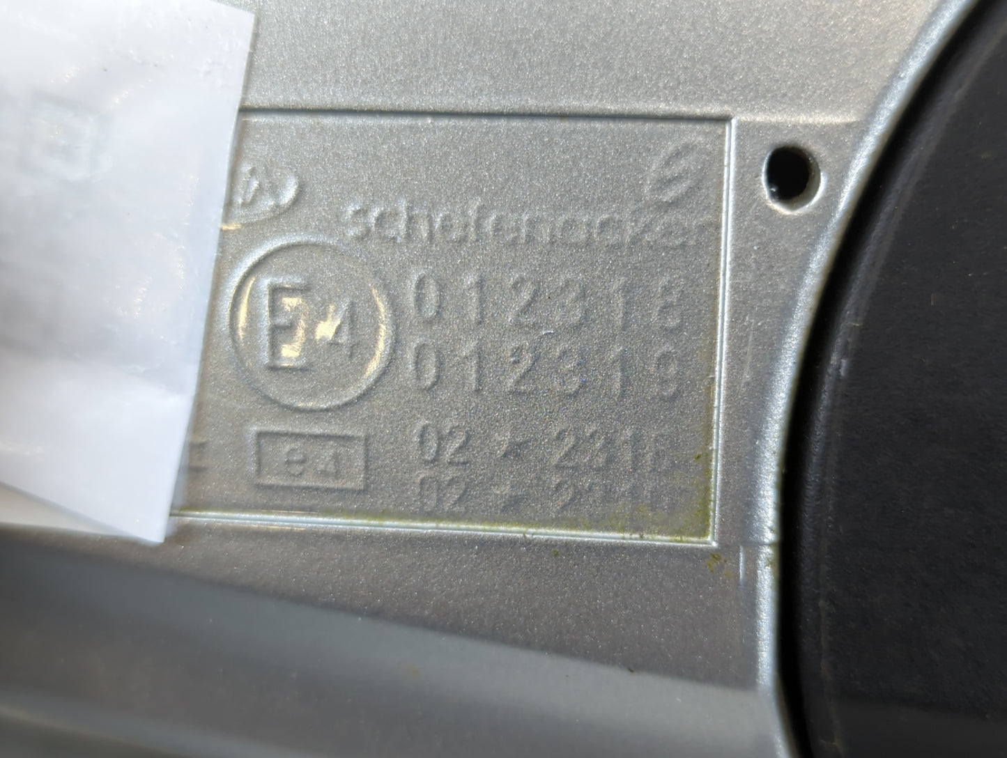 2006-2008 Kia Optima Driver Left Side View Manual Door Mirror Silver - Oemusedautoparts1.com