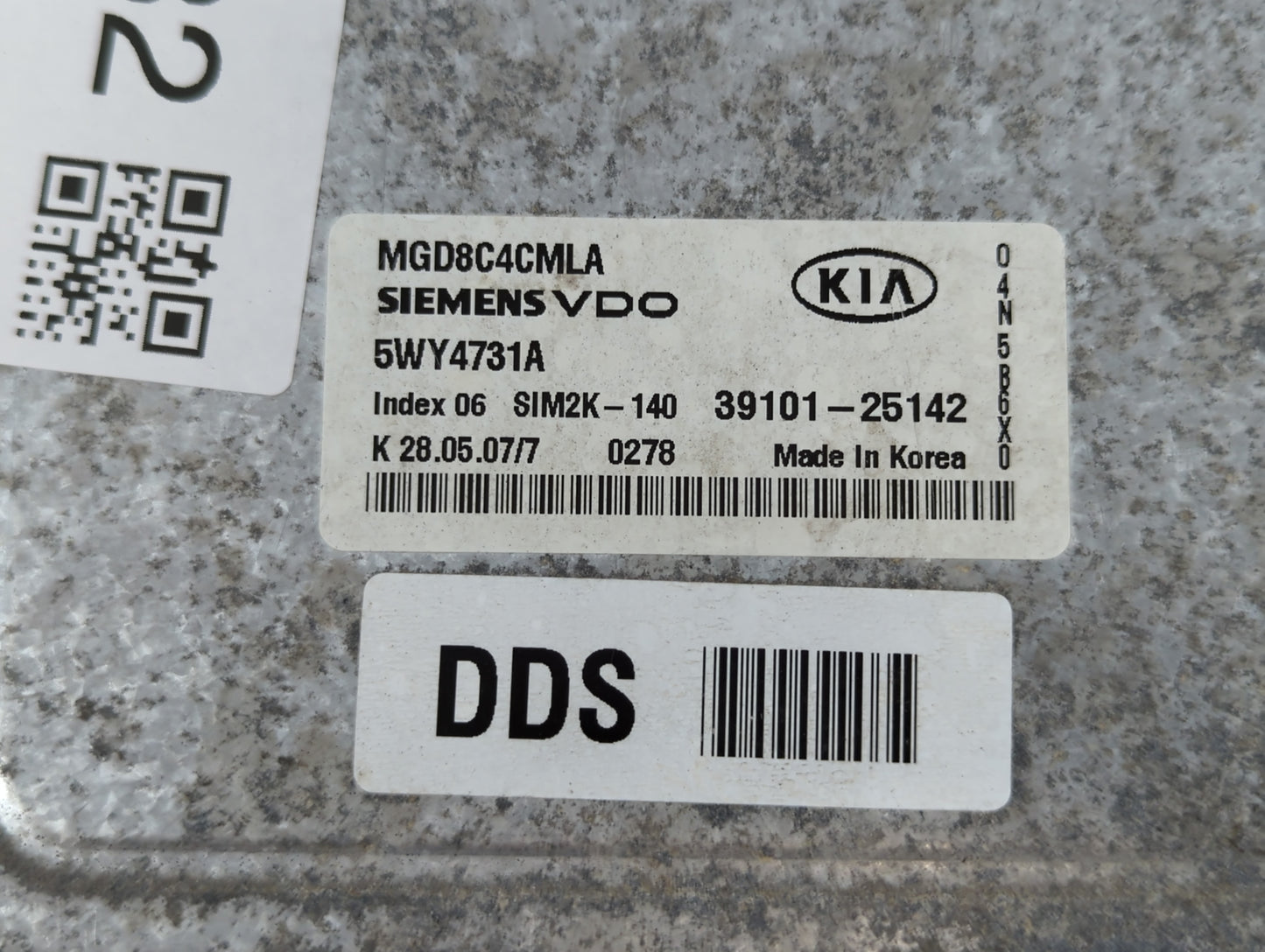 2006-2008 Kia Optima PCM Engine Control Computer ECU ECM PCU OEM Fits Fits 2006 2007 2008 OEM Used Auto Parts - Oemusedautop