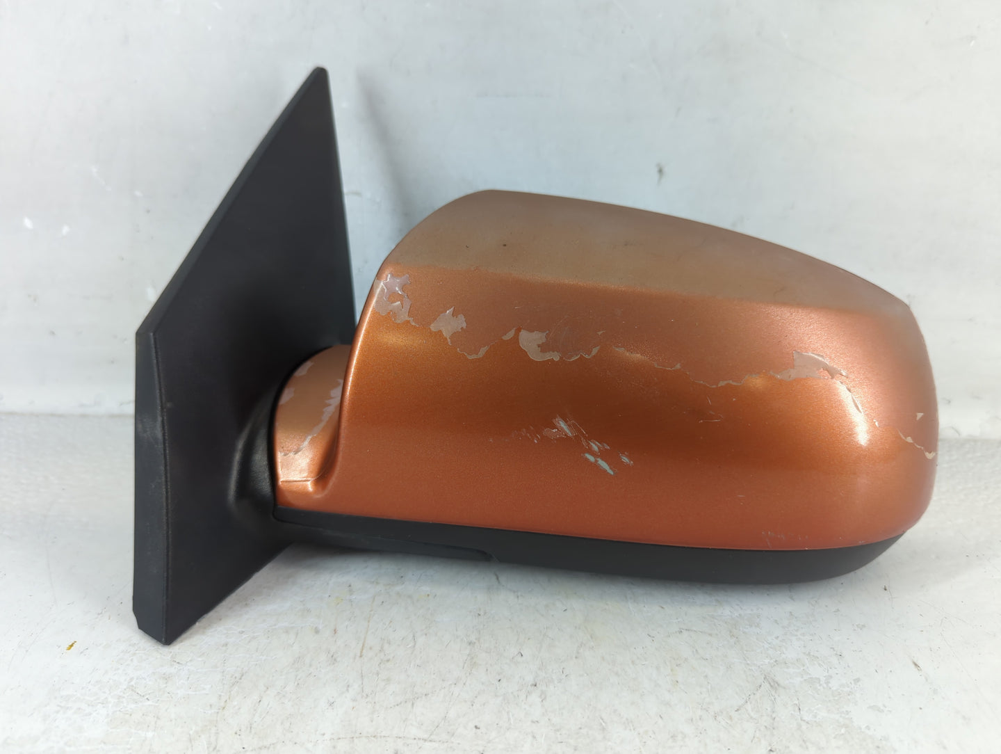 2008 Kia Rio Driver Left Side View Manual Door Mirror Orange - Oemusedautoparts1.com