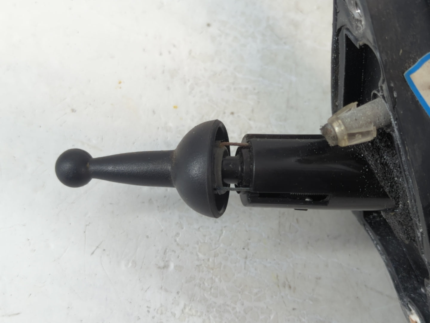 2008 Kia Rio Driver Left Side View Manual Door Mirror Orange - Oemusedautoparts1.com