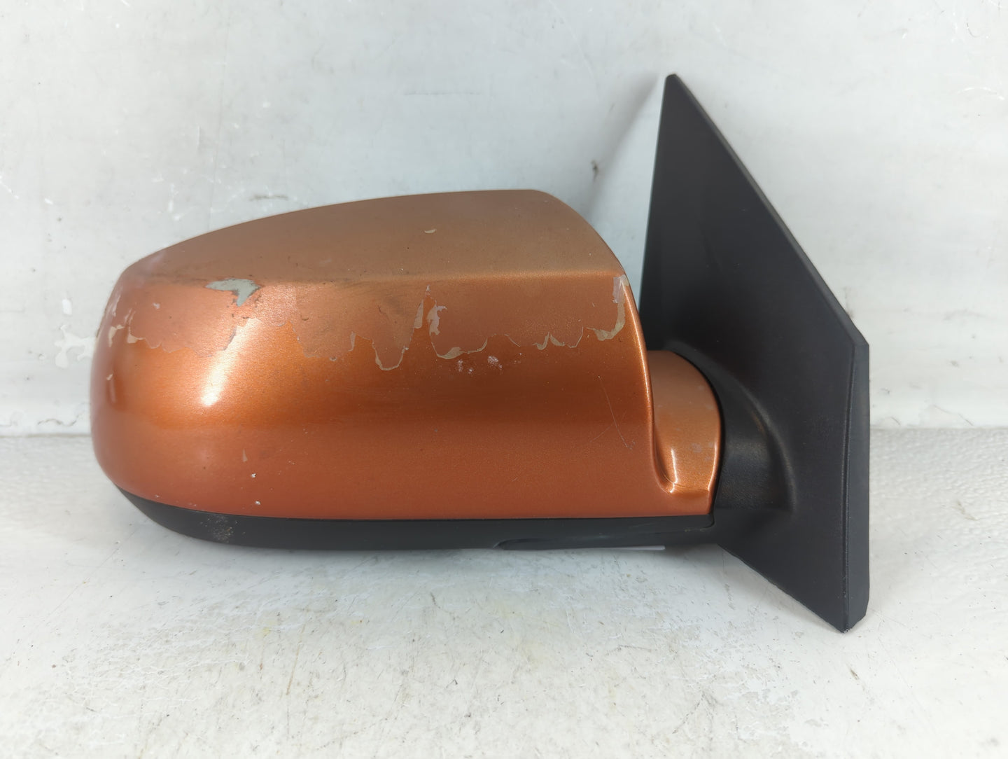 2008 Kia Rio Passenger Right Side View Manual Door Mirror Orange - Oemusedautoparts1.com