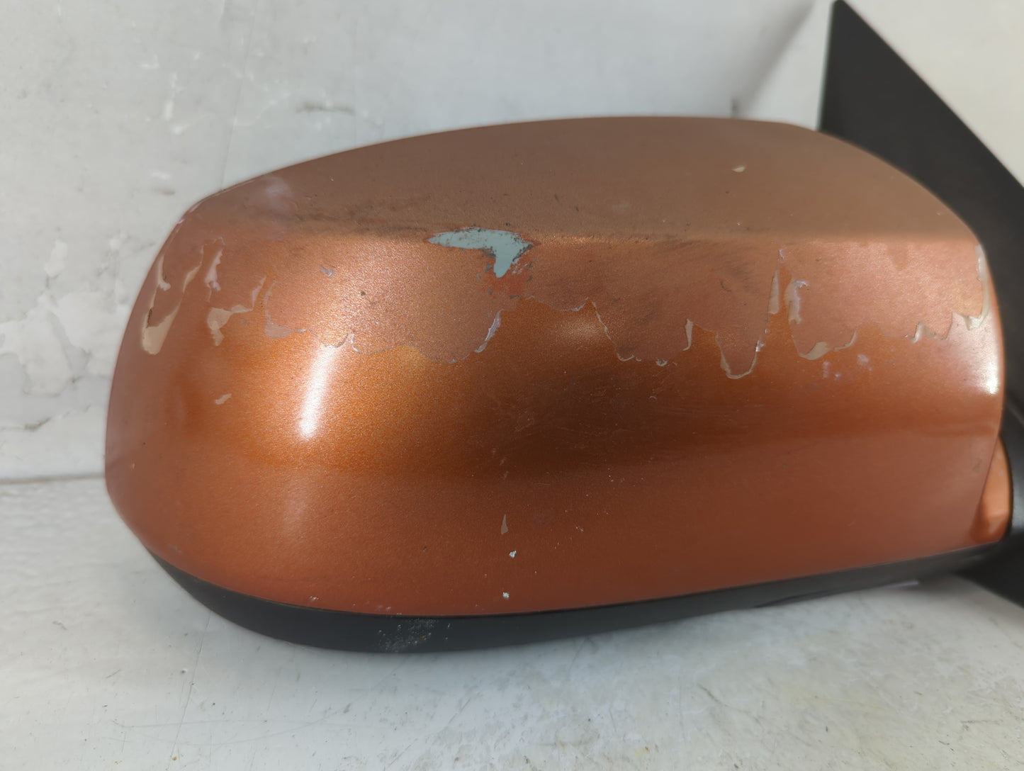 2008 Kia Rio Passenger Right Side View Manual Door Mirror Orange - Oemusedautoparts1.com