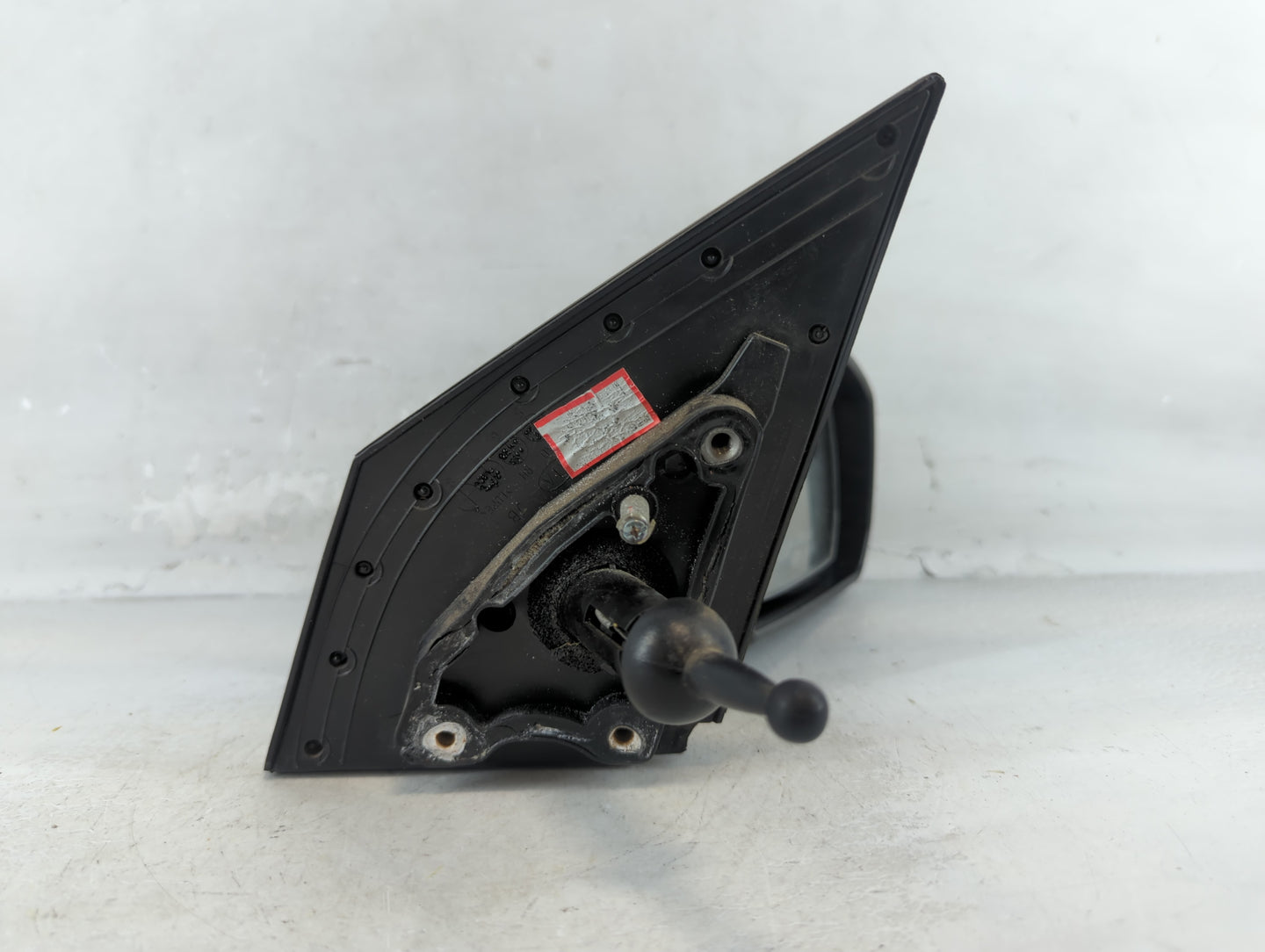 2008 Kia Rio Passenger Right Side View Manual Door Mirror Orange - Oemusedautoparts1.com