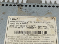 2007-2008 Kia Rondo Radio AM FM Cd Player Receiver Replacement P/N:96140-1D1013W Fits Fits 2007 2008 OEM Used Auto Parts - O