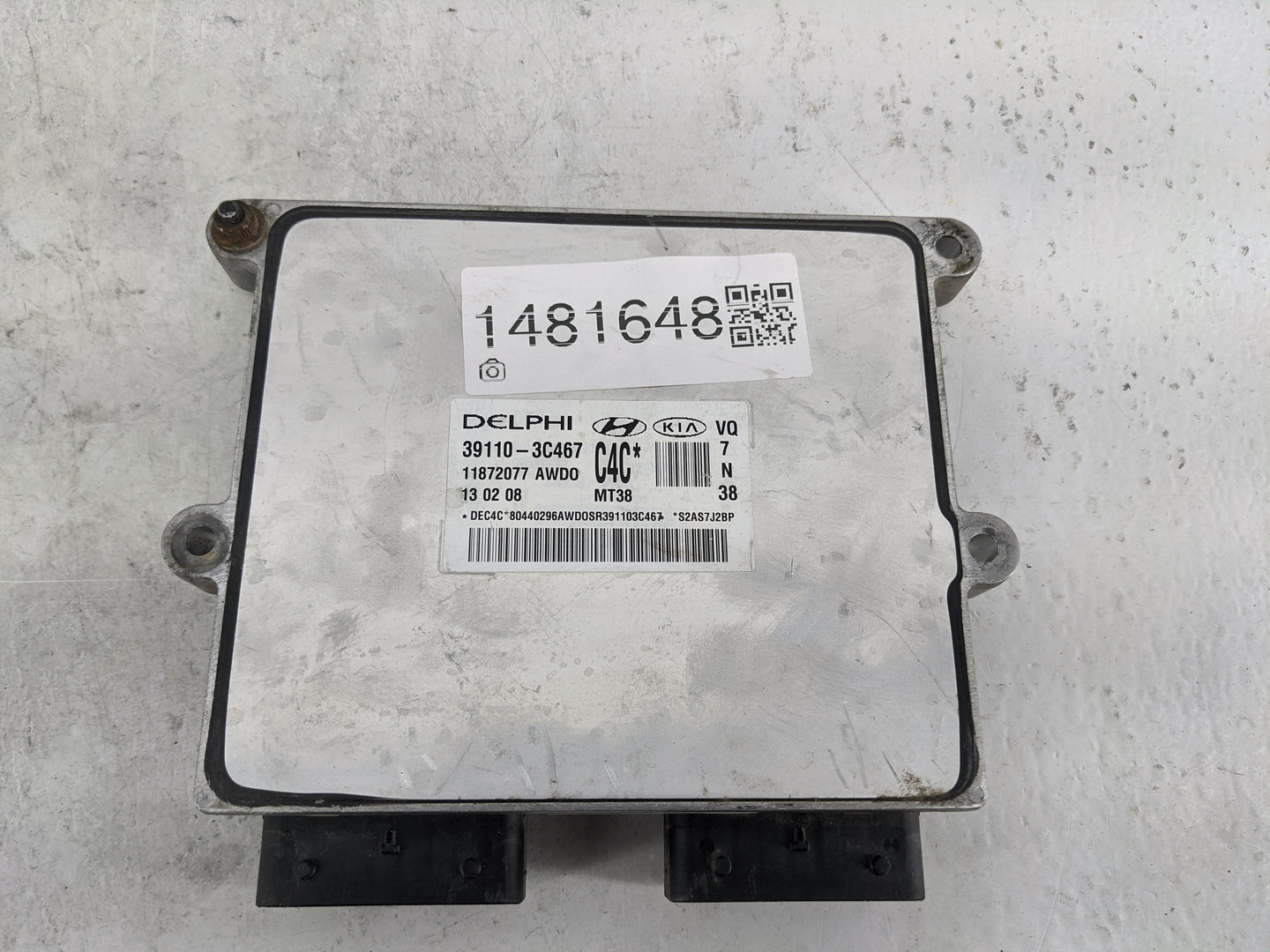 2006-2009 Kia Sedona PCM Engine Control Computer ECU ECM PCU OEM P/N:39110-3C467 11872077 Fits Fits 2006 2007 2008 2009 OEM 