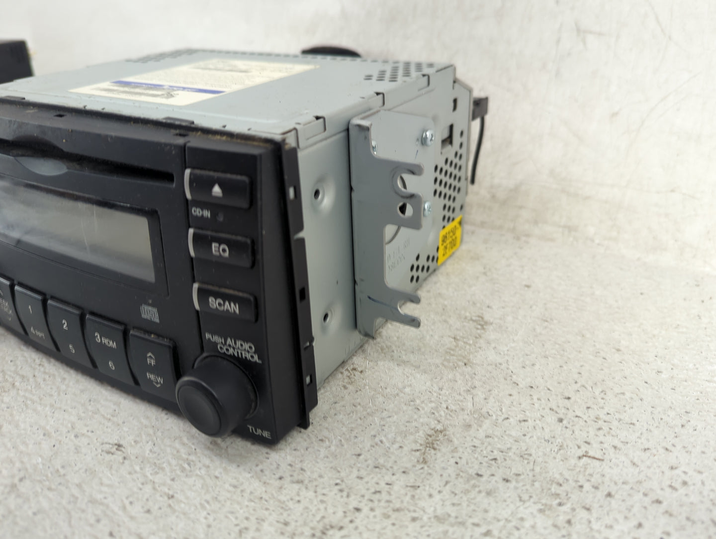 2007-2009 Kia Spectra Radio AM FM Cd Player Receiver Replacement P/N:96150-2F700 Fits Fits 2007 2008 2009 OEM Used Auto Part