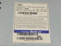 2007-2009 Kia Spectra Radio AM FM Cd Player Receiver Replacement P/N:96150-2F700 Fits Fits 2007 2008 2009 OEM Used Auto Part