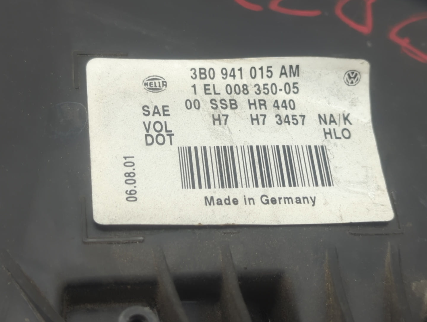 2007-2008 Kia Spectra Driver Left Oem Head Light Headlight Lamp - Oemusedautoparts1.com