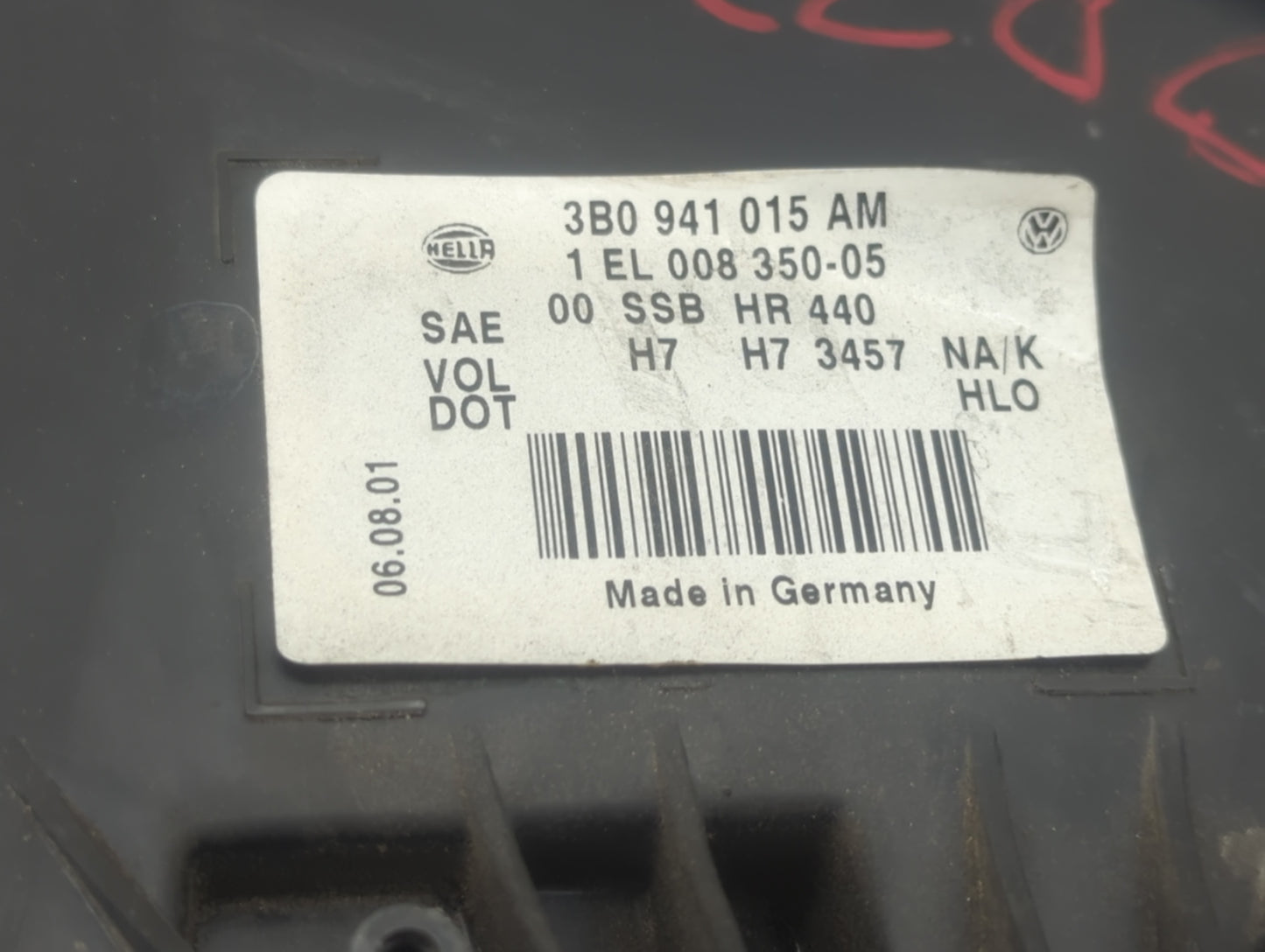 2007-2008 Kia Spectra Driver Left Oem Head Light Headlight Lamp - Oemusedautoparts1.com