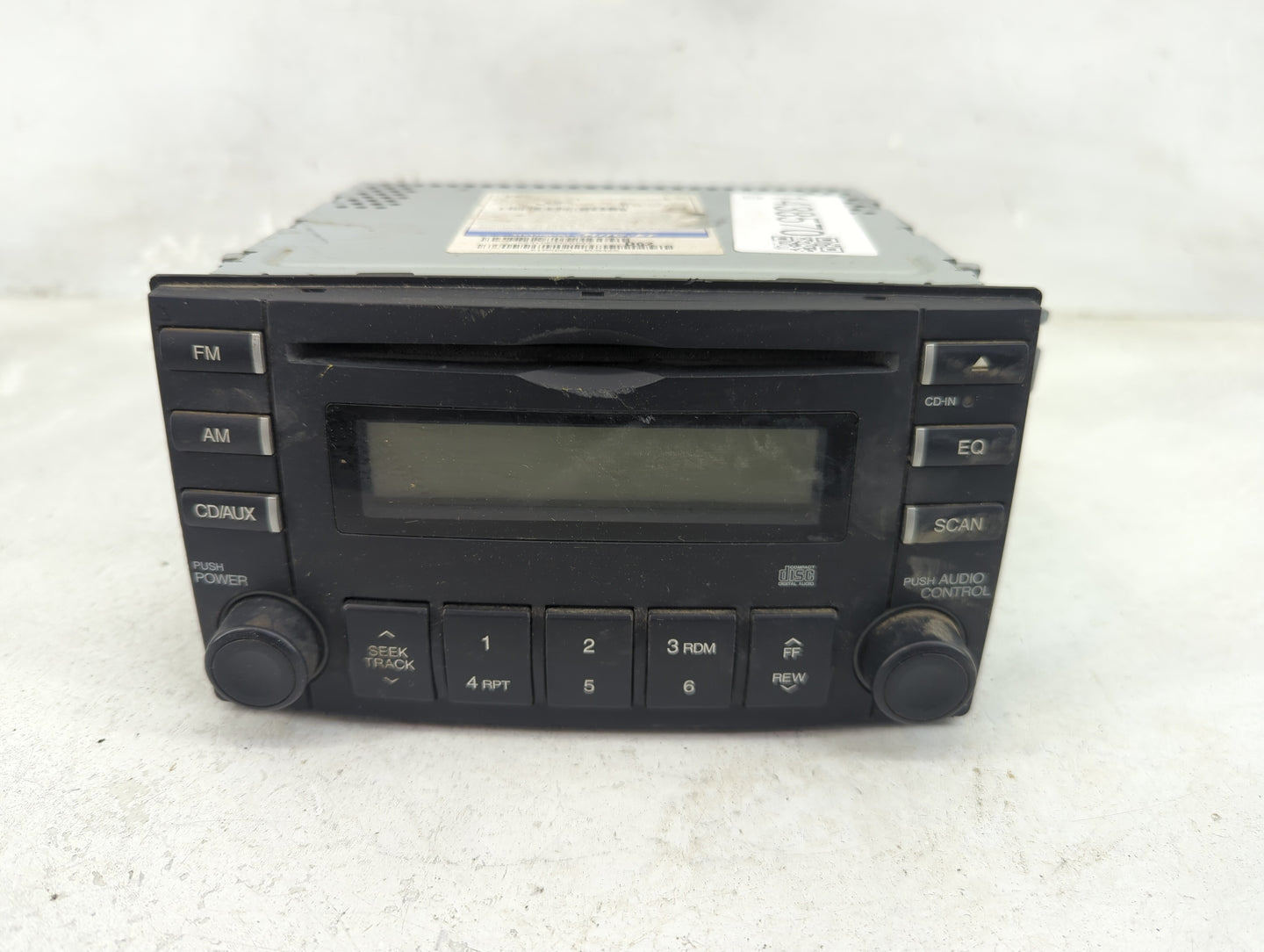 2007-2009 Kia Spectra Radio AM FM Cd Player Receiver Replacement P/N:96150-2F700 961502F700 Fits Fits 2007 2008 2009 OEM Use