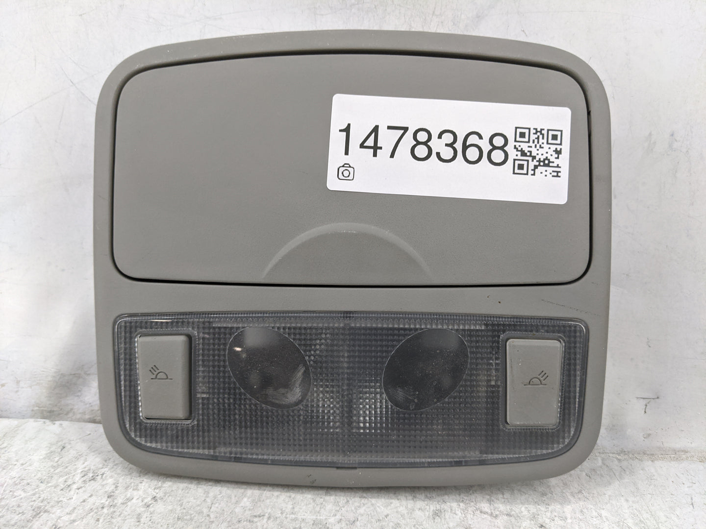 2008 Kia Spectra Overhead Roof Console Gray - Oemusedautoparts1.com