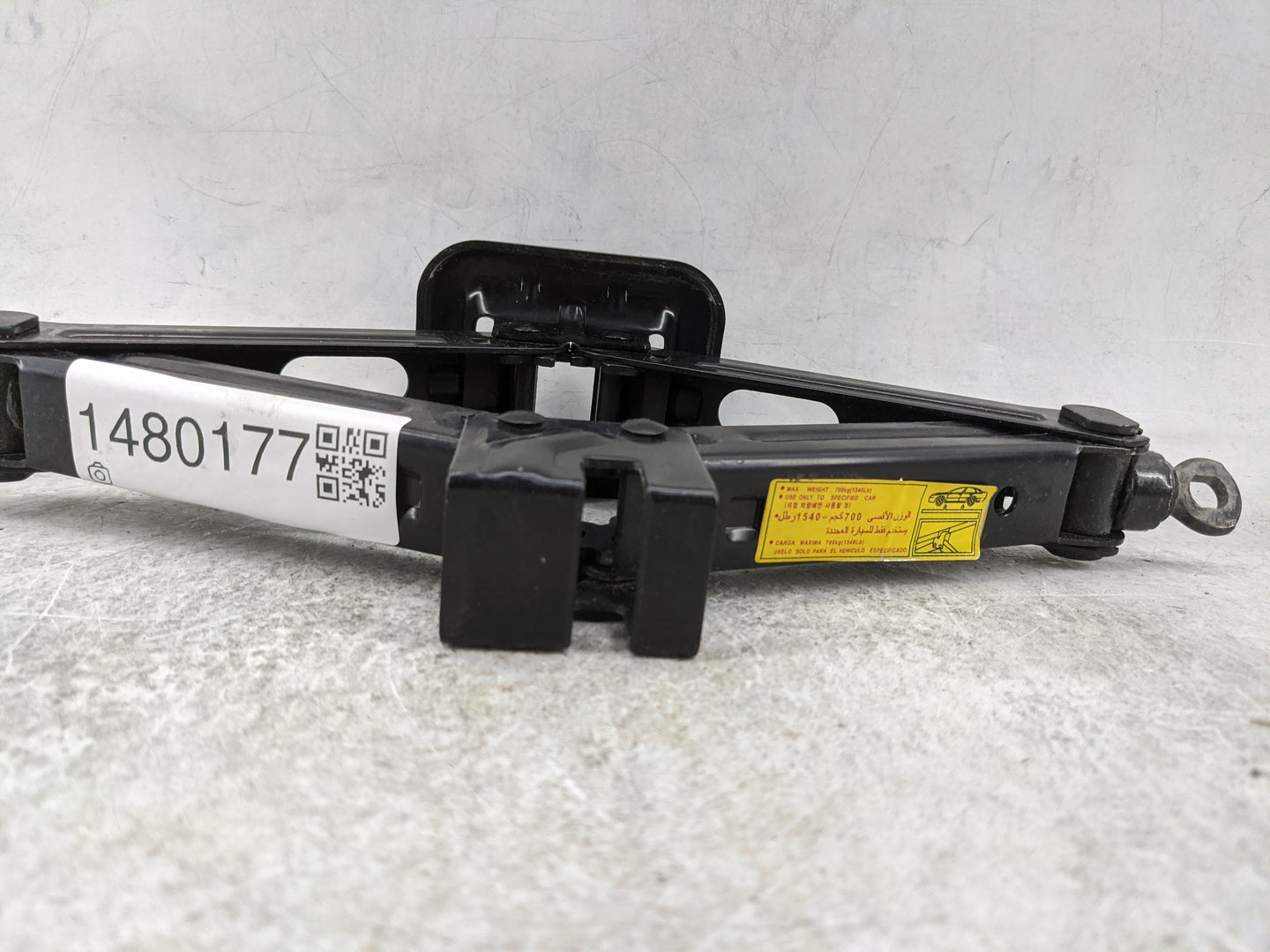 2008 Kia Spectra Spare Scissor Car Jack Black - Oemusedautoparts1.com