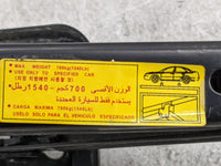 2008 Kia Spectra Spare Scissor Car Jack Black - Oemusedautoparts1.com
