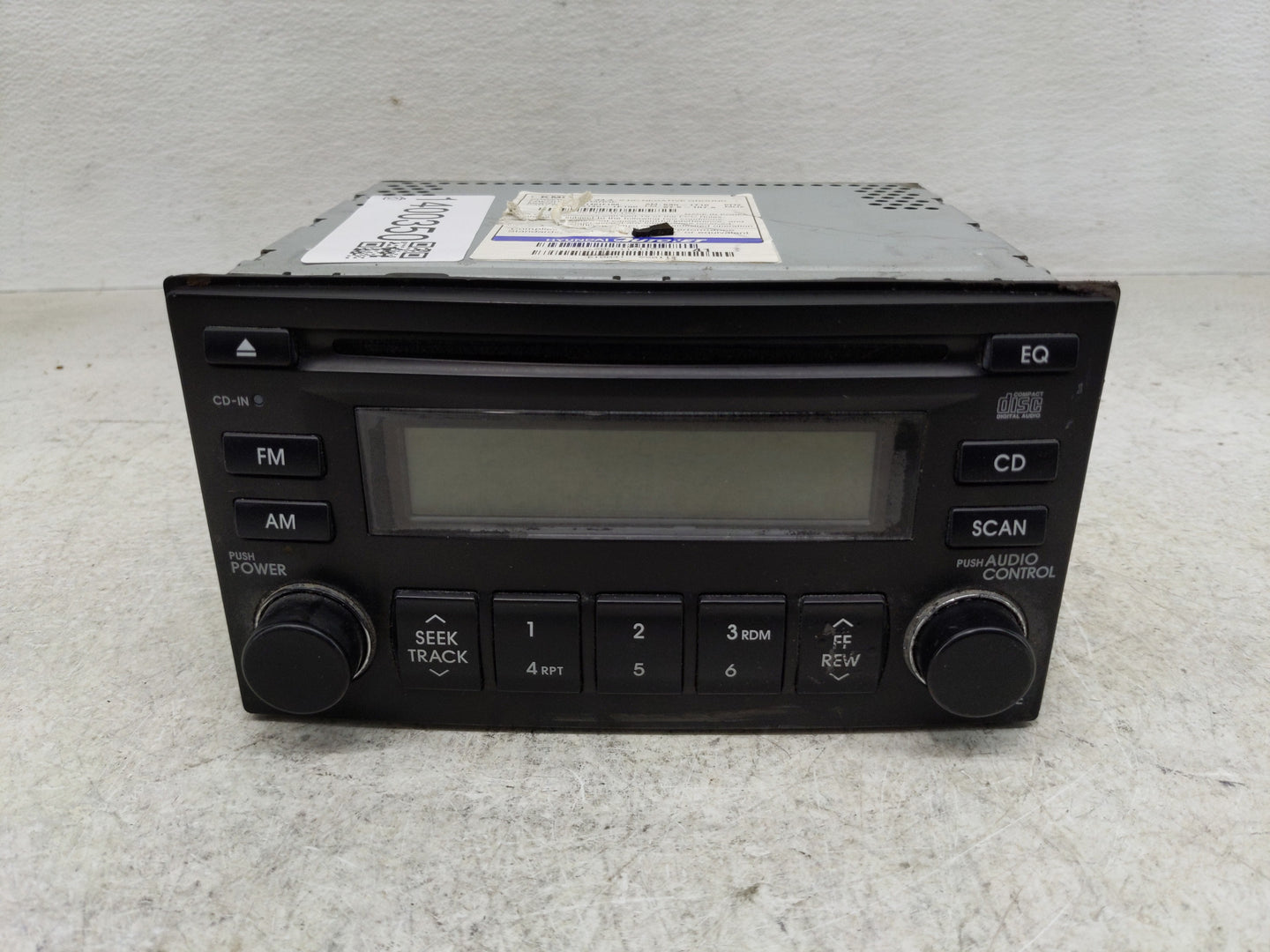 2005-2010 Kia Sportage Radio AM FM Cd Player Receiver Replacement P/N:96140-1F100 Fits Fits 2005 2006 2007 2008 2009 2010 OE
