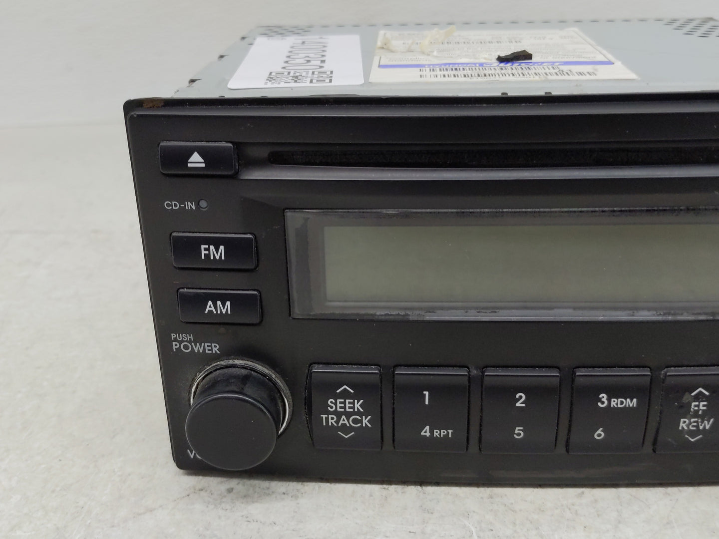 2005-2010 Kia Sportage Radio AM FM Cd Player Receiver Replacement P/N:96140-1F100 Fits Fits 2005 2006 2007 2008 2009 2010 OE