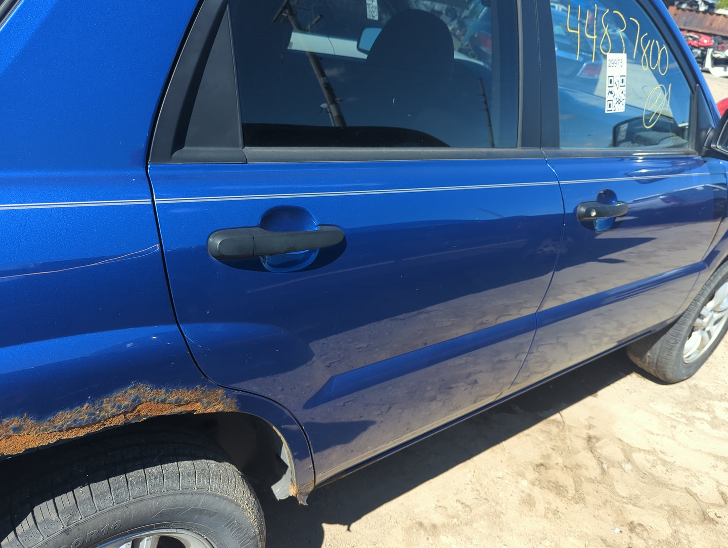 2005-2010 Kia Sportage Passenger Rear Door Oem - Oemusedautoparts1.com