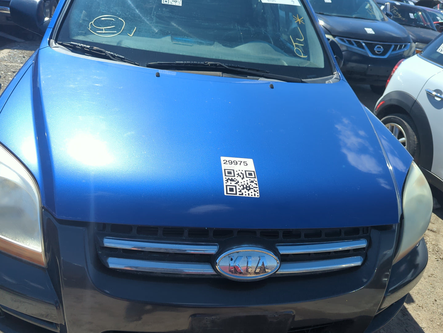 2005-2010 Kia Sportage Hood Oem - Oemusedautoparts1.com